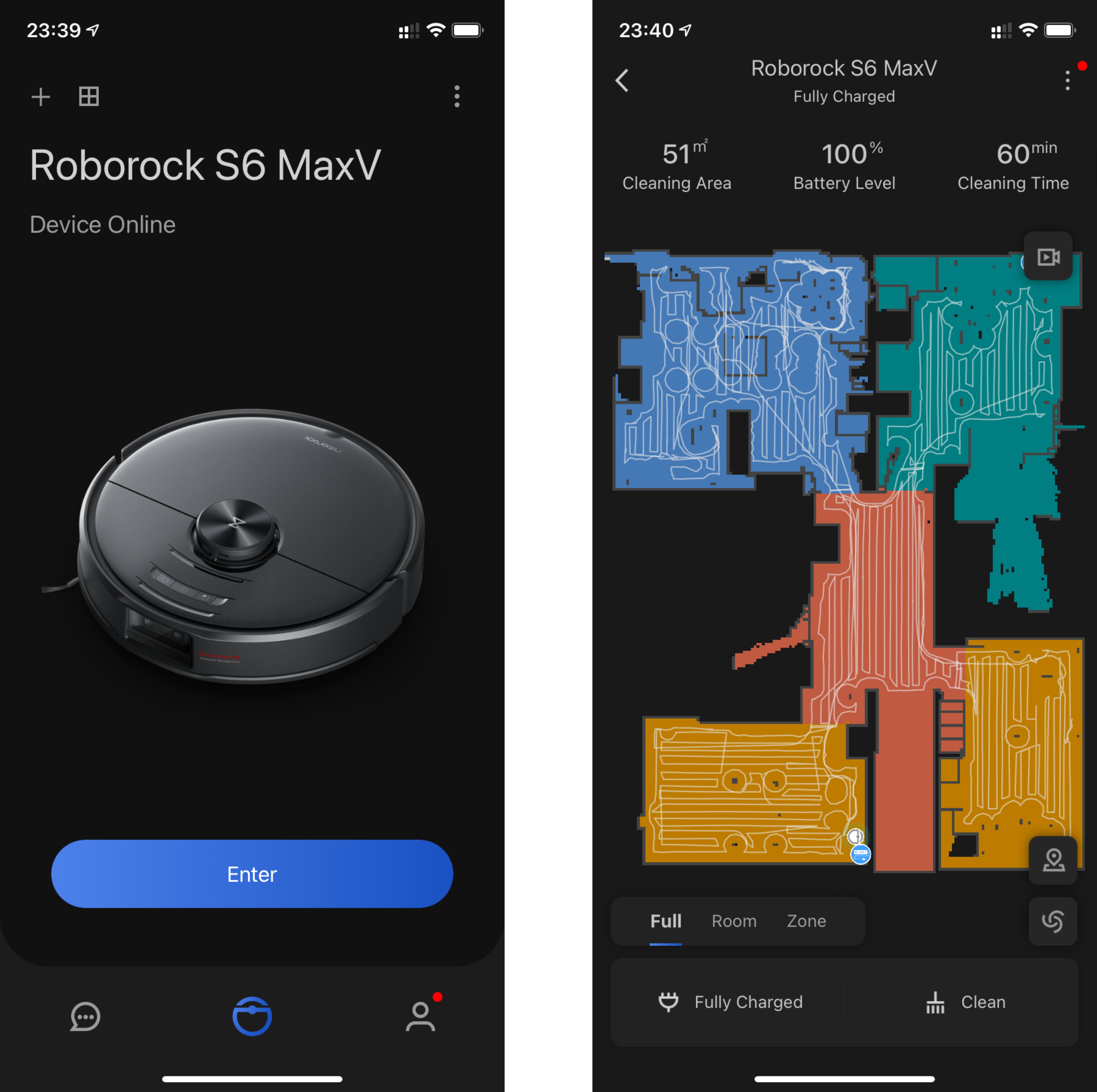 Appen till Roborock S6 MaxV+